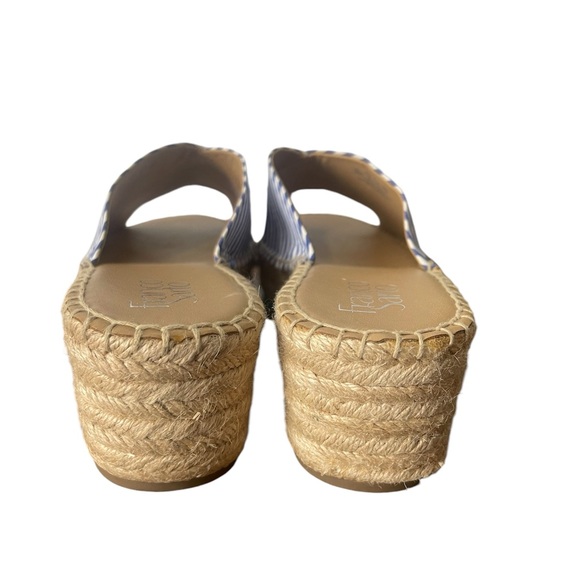 Franco Sarto Nautical Espadrilles Platforms Sandals Shoes Size 10M - Picture 5 of 12